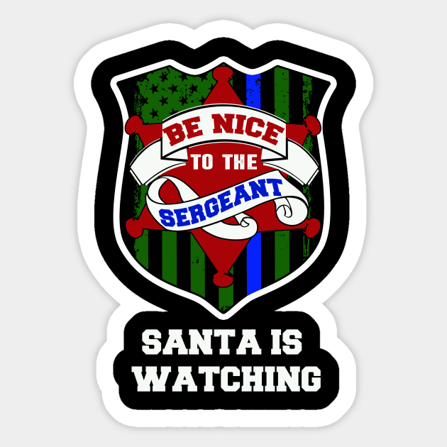 thin blue line christmas police gift Sticker by smiles4dia